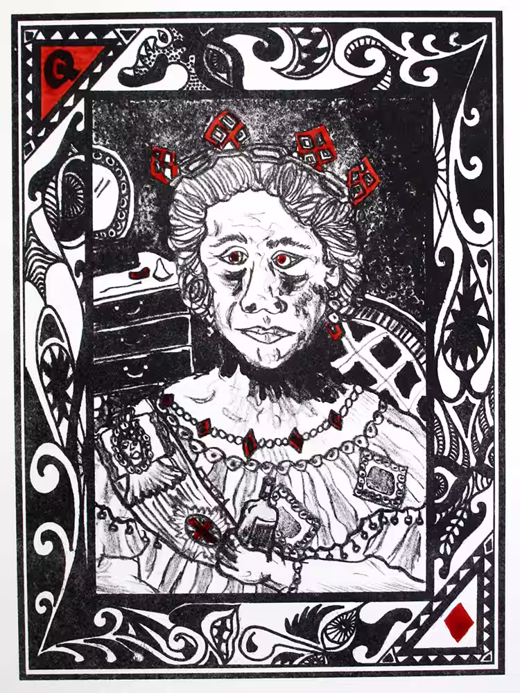 Queen of Diamonds - Image 1